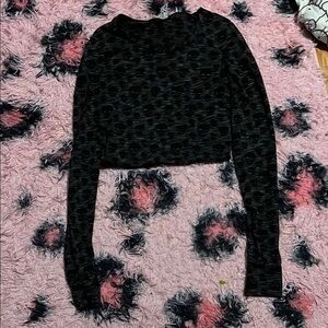 Stylish Black Long Sleeve Women's Top